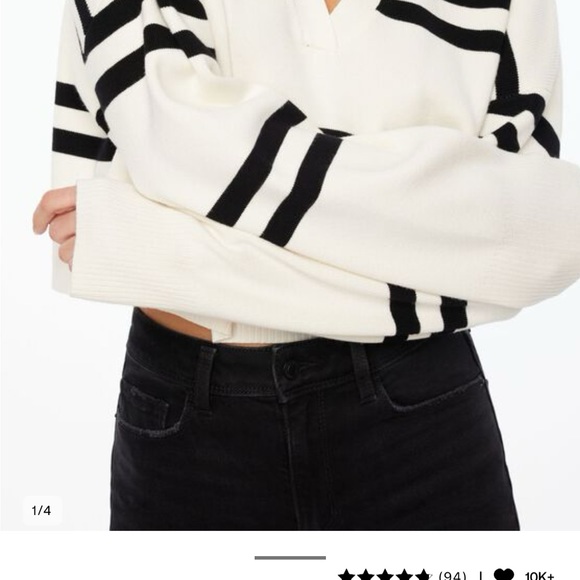 Dynamite Cropped Sweater - Picture 3 of 3